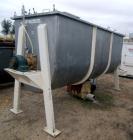 Used Stainless Steel Ribbon Blender, Approximate 100 Cubic Feet