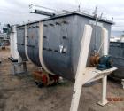 Used Stainless Steel Ribbon Blender, Approximate 100 Cubic Feet