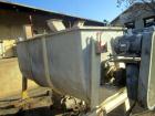 Used Ribbon Blender, 100 Cubic Feet, Stainless Steel