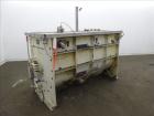 Used MAP s.r.l Double Spiral Ribbon Blender, Approximate 65 Cubic Feet, 304 Stainless Steel. Carbon steel dimple jacketed trough approximate 41