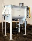 Used Double Spiral Ribbon Blender, Approximately 9.6 Cubic Feet, 304 Stainless Steel. Non-jacketed trough 48