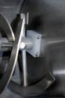 Used Double Spiral Ribbon Blender, Approximately 9.6 Cubic Feet, 304 Stainless Steel. Non-jacketed trough 48