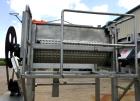 Used Double Spiral Ribbon Blender, Approximate 36 Cubic Feet, Stainless Steel. Trough approximately 30