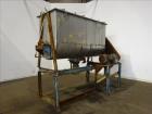 Used- Ribbon Blender, Approximate 70 Cubic Feet, 304 Stainless Steel.