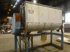 Used- Ribbon Blender, Approximate 70 Cubic Feet, 304 Stainless Steel.