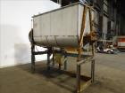 Used- Ribbon Blender, Approximate 70 Cubic Feet, 304 Stainless Steel.