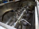 Used Ribbon Blender, 220 Cubic Foot Working Capacity, 304 Stainless Steel
