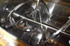 Used Double Spiral Ribbon Blender, Stainless Steel.