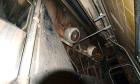 Used Double Spiral Ribbon Blender, Approximate 267 Cubic Feet Working Capacity, Stainless Steel. Non-jacketed trough 60