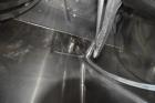 Used Double Spiral Ribbon Blender, Approximate 267 Cubic Feet Working Capacity, Stainless Steel. Non-jacketed trough 60