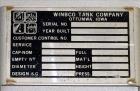 Used Winbco Tank Company Double Spiral Ribbon Blender, Approximate 320 Cubic Fe