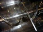Used Ribbon Blender, Approximate 36 Cubic Foot Capacity, 304 Stainless Steel.