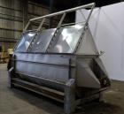 Used- Ribbon Blender, Approximate 178 Cubic Feet, 304 Stainless Steel.