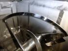 Used- Ribbon Blender, Approximate 178 Cubic Feet, 304 Stainless Steel.