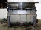 Used Ribbon Blender, Approximate 103 Cubic Foot Capacity, 304 Stainless Steel.