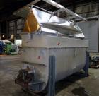 Used Ribbon Blender, Approximate 103 Cubic Foot Capacity, 304 Stainless Steel.
