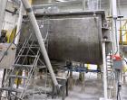 222 Cu Ft Used Stainless Steel Ribbon Blender with Jacket, Top Cover, Bottom Outlet Valve