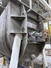 222 Cu Ft Used Stainless Steel Ribbon Blender with Jacket, Top Cover, Bottom Outlet Valve