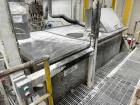 222 Cu Ft Used Stainless Steel Ribbon Blender with Jacket, Top Cover, Bottom Outlet Valve