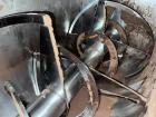 Used Industrial Double Spiral Ribbon Blender, 170 Cubic Foot, Stainless Steel Construction