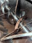 Used Industrial Double Spiral Ribbon Blender, 170 Cubic Foot, Stainless Steel Construction
