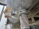 Used Industrial Double Spiral Ribbon Blender, 170 Cubic Foot, Stainless Steel Construction