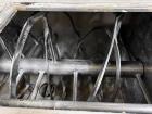Used Industrial Ribbon Blender, 200 Cubic Foot, Stainless Steel, 50 HP with Rotary Valve