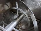 Used Industrial Ribbon Blender, 200 Cubic Foot, Stainless Steel, 50 HP with Rotary Valve