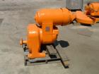 USED: Stainless steel double ribbon blender, approximately 13 cu ftworking capacity. Trough measures 21