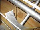 USED: Stainless steel double ribbon blender, approximately 13 cu ftworking capacity. Trough measures 21