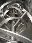 USED: Ribbon blender, 25 cu ft, stainless steel, double spiral.Carbon steel jacket, water circulating trough 22-1/2