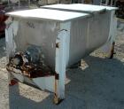 Used Double Spiral Ribbon Blender, 36 Cubic Foot Working Capacity, 304 Stainless Steel. Non-jacketed trough 29-1/2