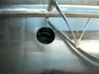 Used Double Spiral Ribbon Blender, 36 Cubic Foot Working Capacity, 304 Stainless Steel. Non-jacketed trough 29-1/2