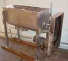 Used Double Spiral Ribbon Blender, 36 cubic feet working capacity, stainless steel. Non-jacketed trough 30