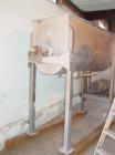 Used Double Spiral Ribbon Blender, 36 cubic feet working capacity, stainless steel. Non-jacketed trough 30