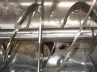 Used Double Spiral Ribbon Blender, 36 cubic feet working capacity, stainless steel. Non-jacketed trough 30