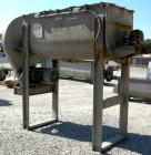 USED: Double spiral ribbon blender, 36 cubic feet working capacity, 304 stainless steel. Non-jacketed trough 30
