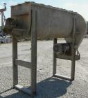 USED: Double spiral ribbon blender, 36 cubic feet working capacity, 304 stainless steel. Non-jacketed trough 30
