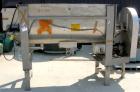 USED: Double spiral ribbon blender, 36 cubic feet working capacity, 304 stainless steel. Non-jacketed trough 30