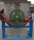 USED: Ribbon blender, 214 cubic feet working capacity, 321 stainless steel. Dimple jacketed trough 54