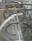 USED: Ribbon blender, 214 cubic feet working capacity, 321 stainless steel. Dimple jacketed trough 54