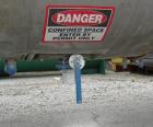 USED: Ribbon blender, 214 cubic feet working capacity, 321 stainless steel. Dimple jacketed trough 54
