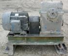 USED: Ribbon blender, 214 cubic feet working capacity, 321 stainless steel. Dimple jacketed trough 54