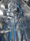 Used- A&M Process Double Spiral Ribbon Blender, Model RB1000. Approximate 100 Cubic Foot Working Capacity, Stainless Steel. ...