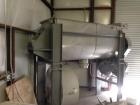 Used- Aaron Process 55 Cu ft stainless steel double ribbon blender. Has a 25HP 3/60/230/460V motor.