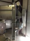 Used Aaron Process 55 Cu ft stainless steel double ribbon blender. Has a 25HP 3/60/230/460V motor.