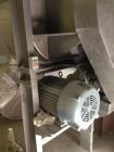 Used- Aaron Process 55 Cu ft stainless steel double ribbon blender. Has a 25HP 3/60/230/460V motor.