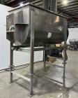 Used- Aaron Process Equipment Double Ribbon Blender, Model IMB-100. 100 Cubic feet working capacity. Constructed of 304 stai...