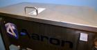 Used Aaron Process IMB-15 Ribbon Blender, 15 cubic feet capacity. Constructed of stainless steel material on all product contact areas, all external stiffeners, legs, ribs and supports. Inside trough...