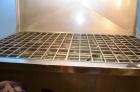 Used Aaron Process IMB-15 Ribbon Blender, 15 cubic feet capacity. Constructed of stainless steel material on all product contact areas, all external stiffeners, legs, ribs and supports. Inside trough...